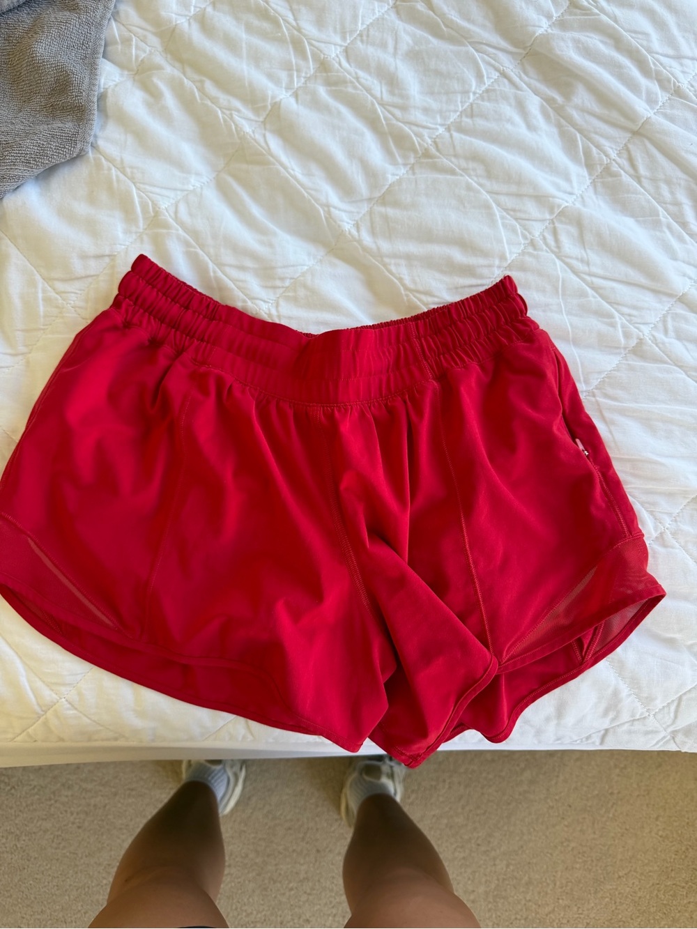 Lulu Red Hotty Hot Shorts - Picture 2 of 3